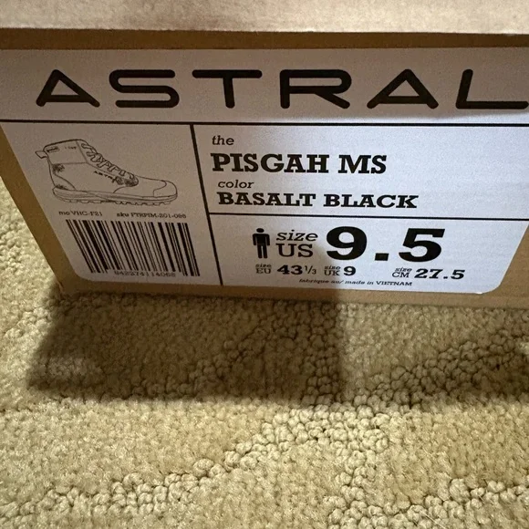 Astral Black Men’s Boots - Picture 7 of 7